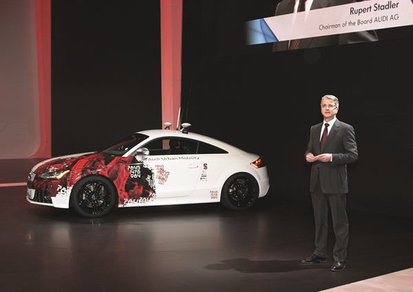 Le projet "Audi Urban Mobility" teste les systèmes d’aide au conducteur du futur