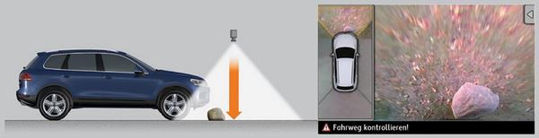 Le système Volkswagen de reconnaissance de l’environnement Area View 2 détecte les obstacles