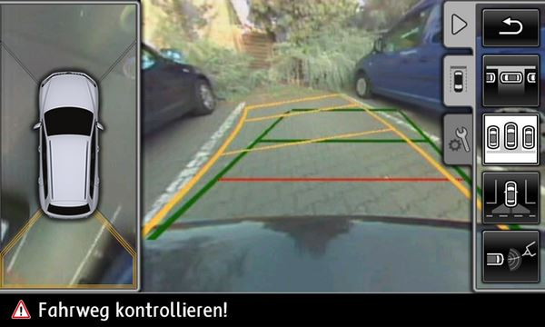 Le système Volkswagen de reconnaissance de l’environnement Area View 2 détecte les obstacles