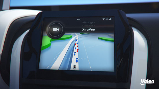 Le système Valeo XtraVue supprime les obstacles visuels