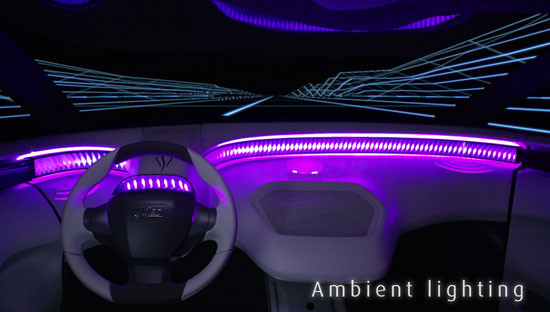 Le Valeo Cockpit scénarise les sources lumineuses intérieures