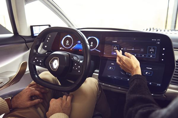 Le prototype Renault Symbioz dispose de la conduite autonome de niveau 4