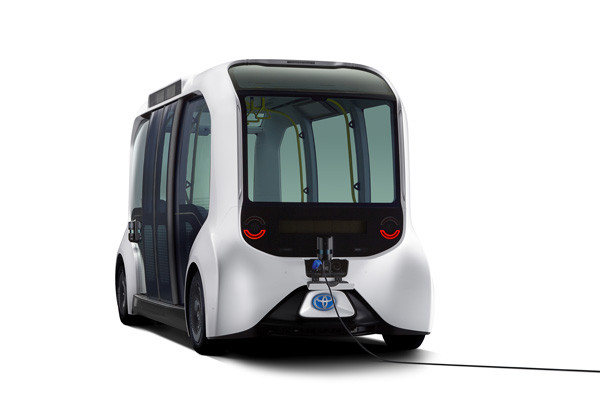 L'e-Palette Toyota est piloté par un système de conduite autonome SAE 4