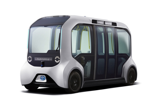L'e-Palette Toyota est piloté par un système de conduite autonome SAE 4