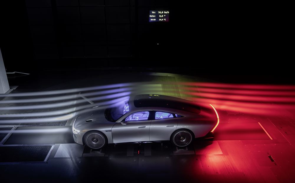 Le prototype Vison EQXX Mercedes présente un coefficient de traînée de 0,17
