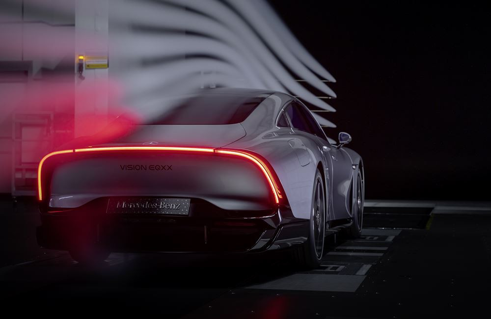 Le prototype Vison EQXX Mercedes présente un coefficient de traînée de 0,17