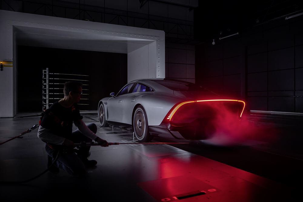 Le prototype Vison EQXX Mercedes présente un coefficient de traînée de 0,17