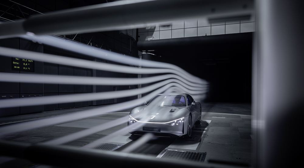 Le prototype Vison EQXX Mercedes présente un coefficient de traînée de 0,17