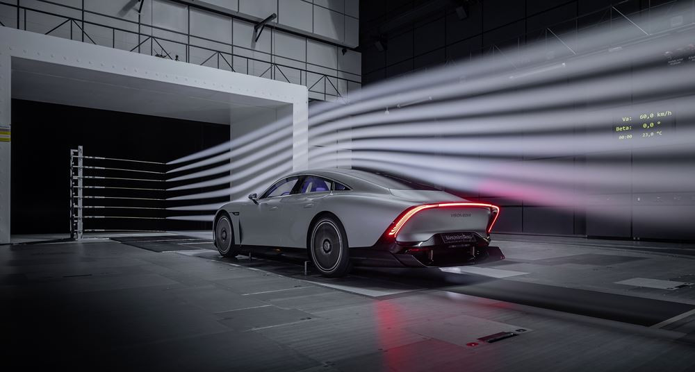 Le prototype Vison EQXX Mercedes présente un coefficient de traînée de 0,17