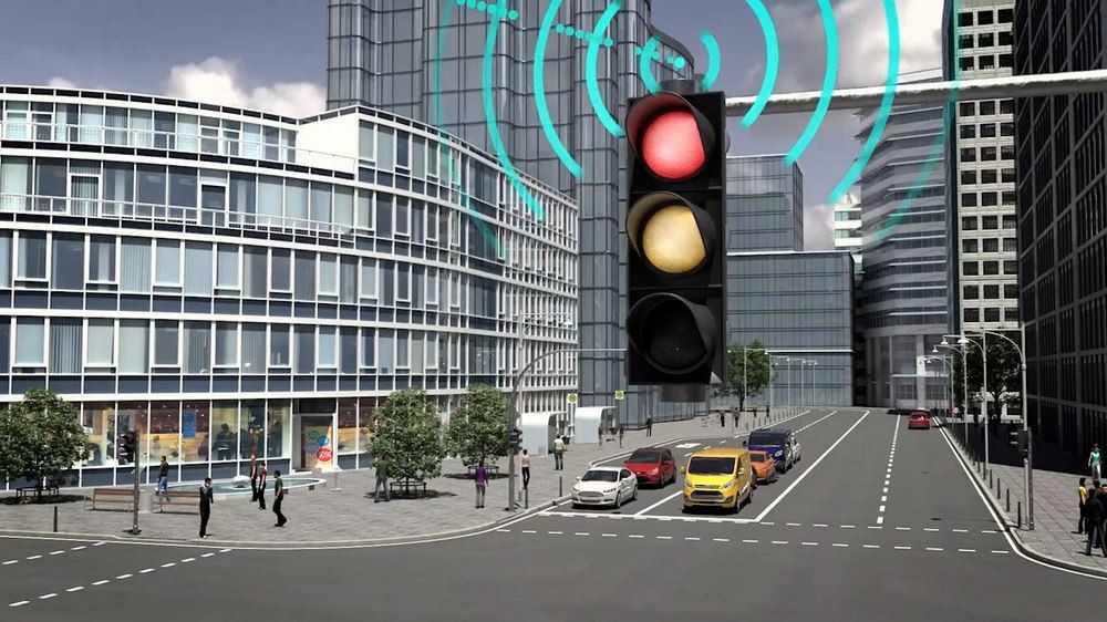 Des feux de circulation qui passent au vert pour les véhicules d'urgence en test