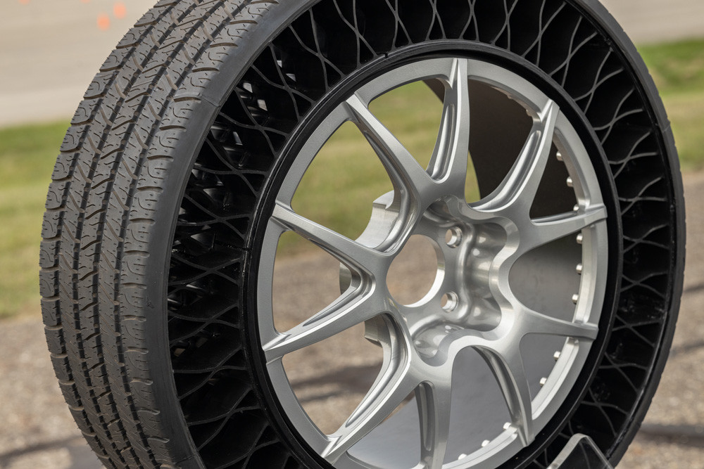 Le prototype de pneumatique non-pneumatique de Goodyear n'utilise pas d'air