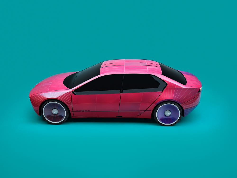 La technologie électrophorétique couleur peut faire évoluer la teinte de la carrosserie parmi 32 couleurs