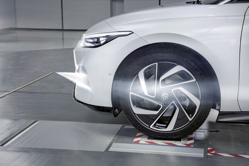 La Volkswagen ID.7 affiche un coefficient de traînée de 0,23