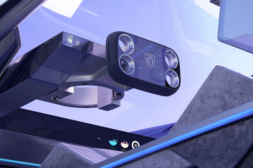 La commande Hypersquare de Peugeot s'inspire du monde du digital