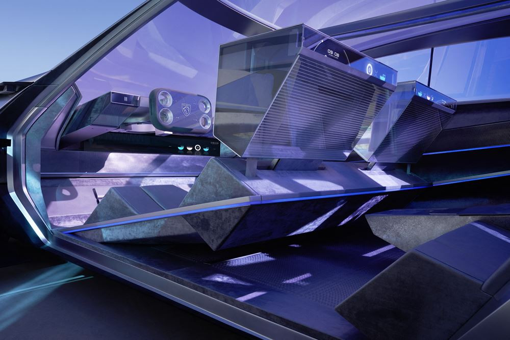 La commande Hypersquare de Peugeot s'inspire du monde du digital