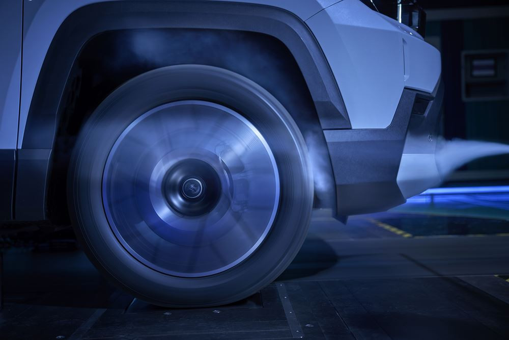 La Jeep Compass concilie des proportions verticales avec une certaine efficacité aérodynamique