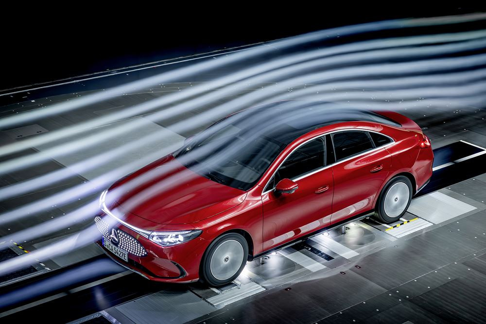 La Mercedes CLA électrique bénéficie d'optimisations aérodynamiques