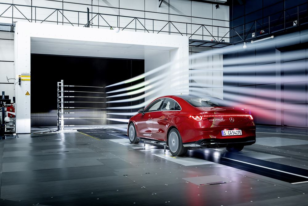 La Mercedes CLA électrique bénéficie d'optimisations aérodynamiques
