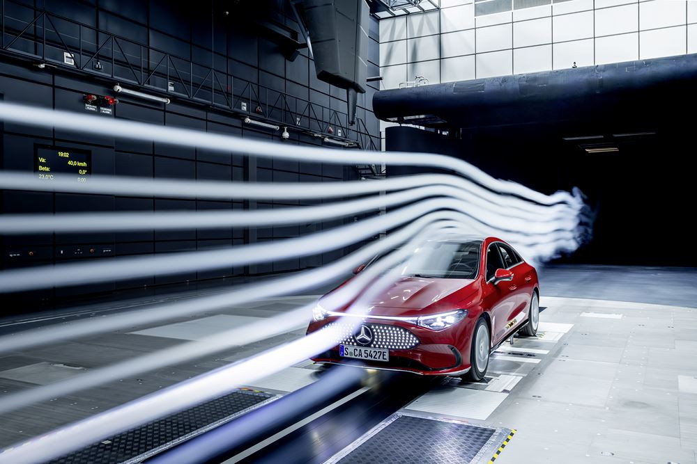 La Mercedes CLA électrique bénéficie d'optimisations aérodynamiques