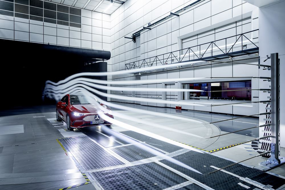 La Mercedes CLA électrique bénéficie d'optimisations aérodynamiques