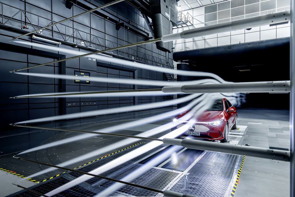 La Mercedes CLA électrique bénéficie d'optimisations aérodynamiques
