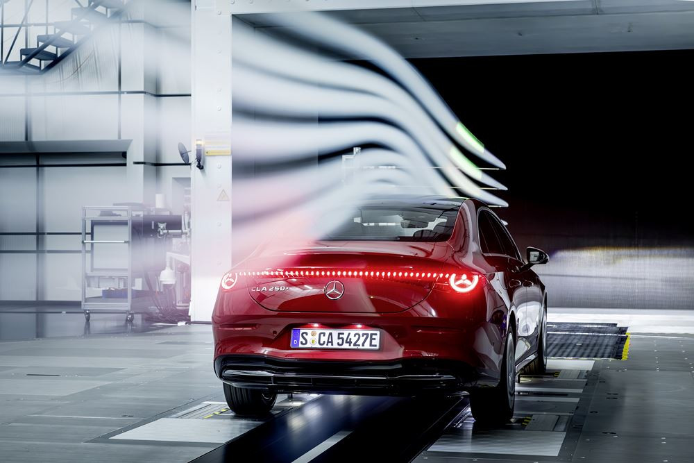 La Mercedes CLA électrique bénéficie d'optimisations aérodynamiques