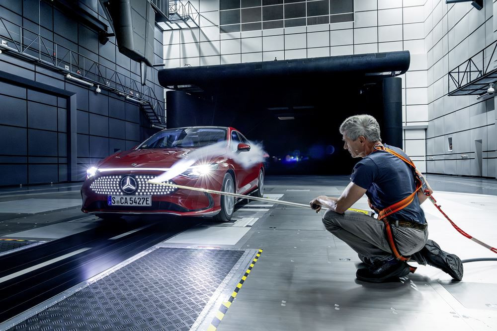 La Mercedes CLA électrique bénéficie d'optimisations aérodynamiques