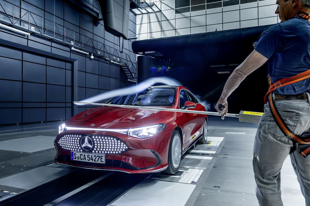 La Mercedes CLA électrique bénéficie d'optimisations aérodynamiques