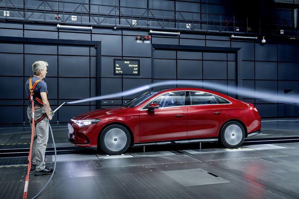 La Mercedes CLA électrique bénéficie d'optimisations aérodynamiques