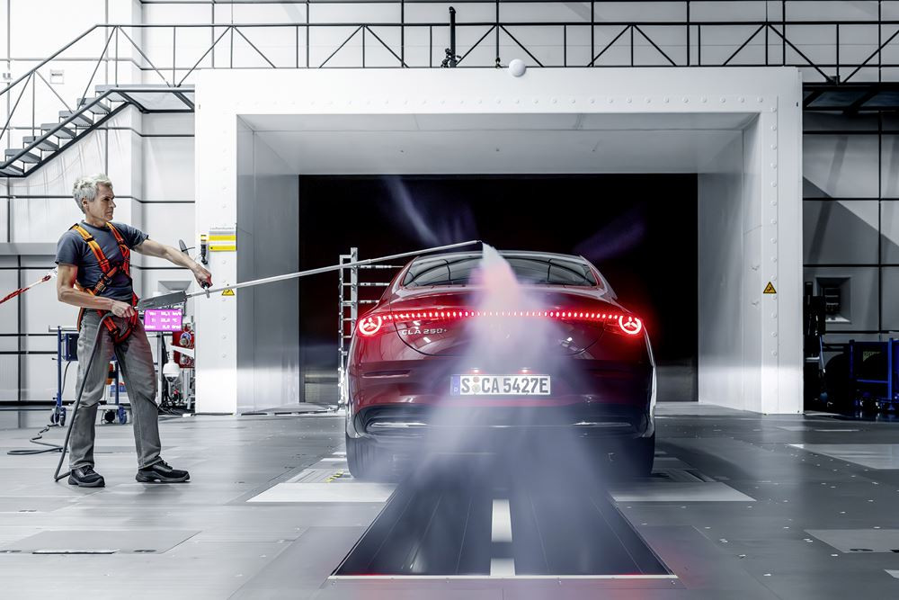 La Mercedes CLA électrique bénéficie d'optimisations aérodynamiques