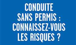 La conduite sans permis constitue un délit