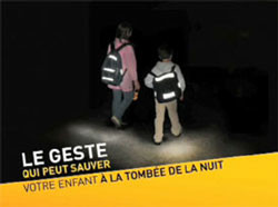 Rendez vos enfants visibles la nuit