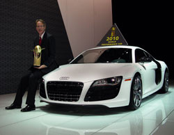 L’Audi R8 V10 élue « Voiture sportive mondiale 2010 »