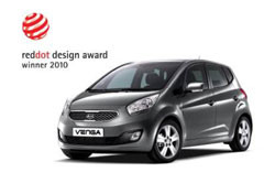 Le Kia Venga lauréat 2010 du « Red Dot Design Award »