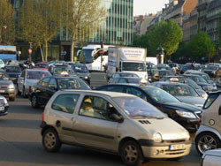 Paris en tête des villes européennes en termes de perturbation du trafic