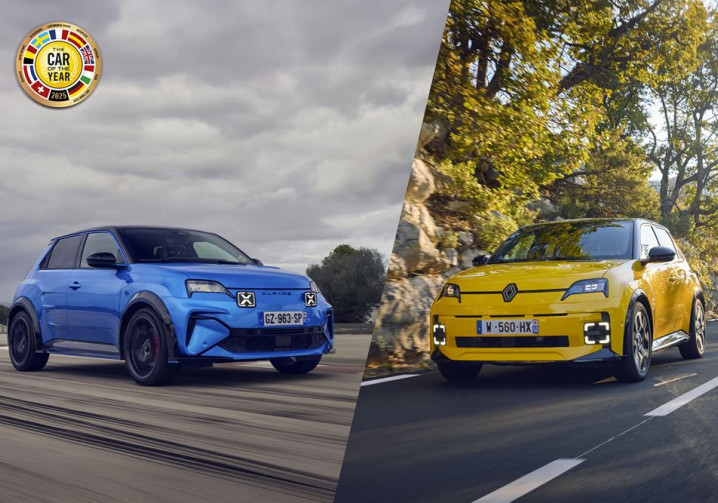 Les Renault 5 E-Tech electric et Alpine A290 remportent en duo le titre de « Car of the Year 2025 »