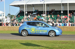 La Nissan Leaf établit un record de vitesse en marche arrière