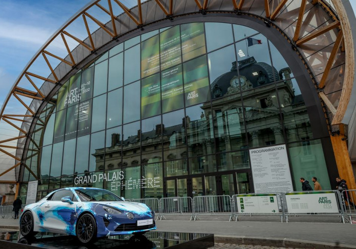 Alpine A110 Sastruga: une « art car » qui explore le potentiel créatif de l’intelligence artificielle