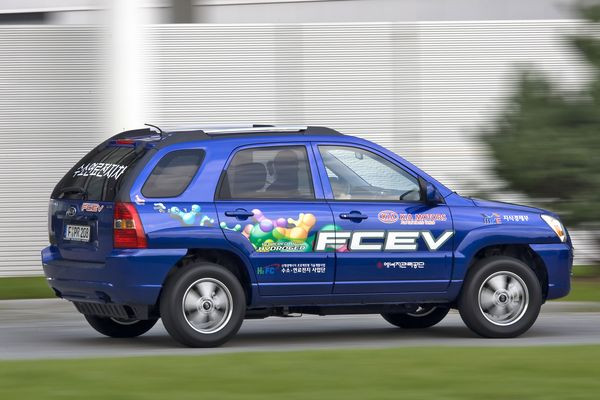 Première apparition du prototype Kia Sportage FCEV à pile à combustible au Mondial