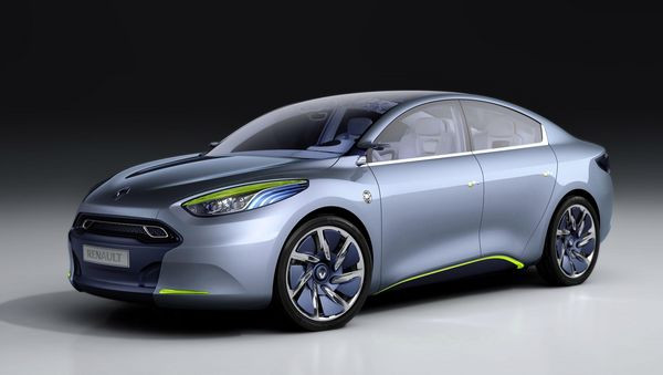 Renault présente le Fluence Z.E. Concept, la première voiture électrique Renault