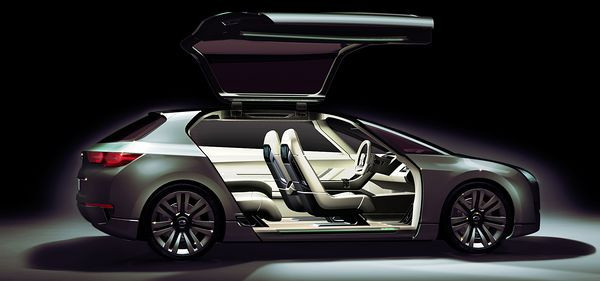 Subaru présente un concept de break hybride à Tokyo