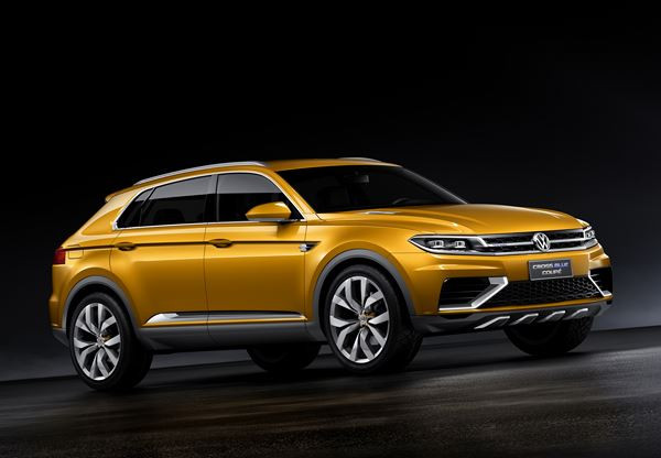 Le concept Volkswagen CrossBlue Coupé dévoilé en première mondiale à Shanghai