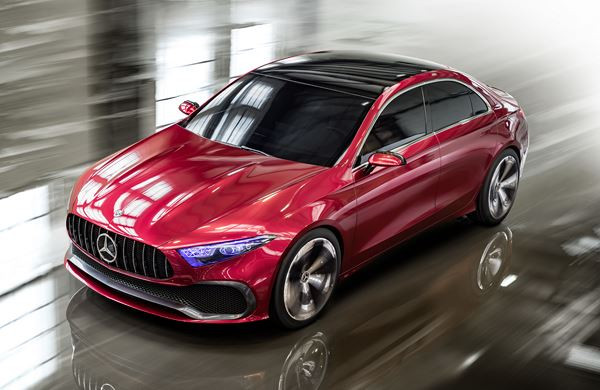 Le Mercedes-Benz Concept A Sedan préfigure une berline premium compacte