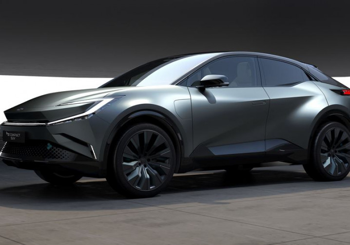 Le Toyota bZ Compact SUV Concept électrique se démarque par son design futuriste