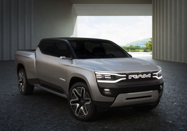 Le concept de pick-up électrique Ram 1500 Revolution BEV se veut ancré dans le futur