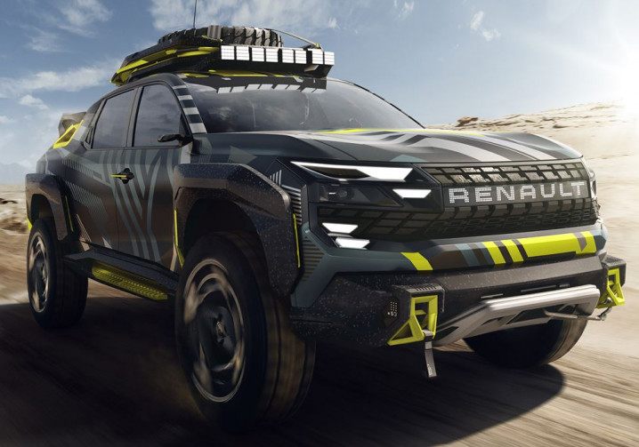Le pick-up Renault Niagara Concept affiche des lignes exagérées et exubérantes