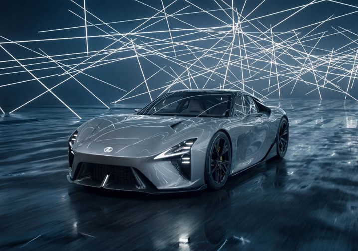 Le Lexus LFA Concept est un concept de voiture de sport électrique à batterie