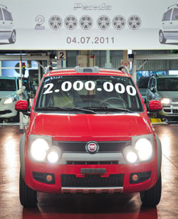 Fiat annonce la production de deux millions d’exemplaires de la Panda
