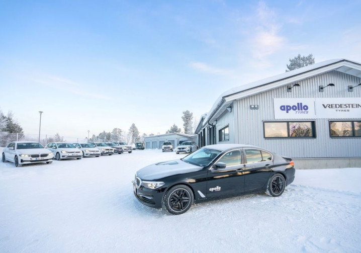 Le centre Apollo Tyres d'Ivalo en Finlande est dédié aux essais hivernaux de pneumatiques en extérieur