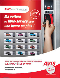 Avis lance la voiture en libre-service pour une heure sans abonnement